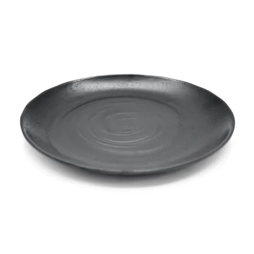 Prato Redondo de Melamina Elegance Dark – 28cm