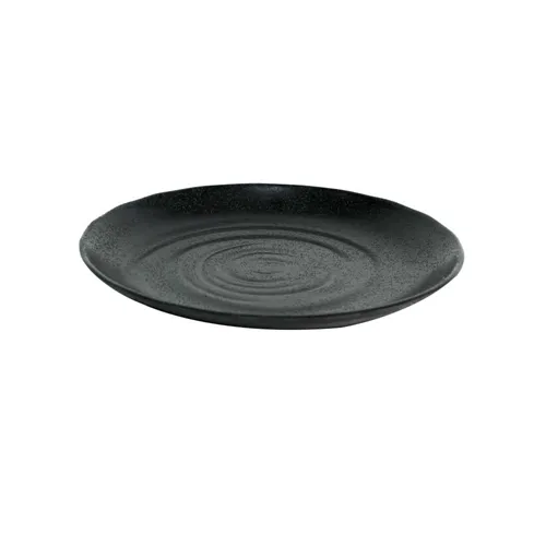 Prato Redondo de Melamina Elegance Dark – 21,5cm