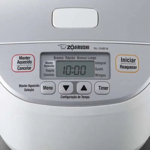 Panela Japonesa de Arroz Zojirushi Micom Branca 110v – 10 copos